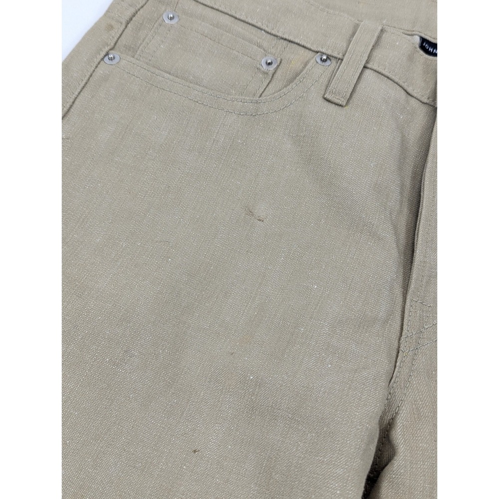 John Elliott The Cast 2 Mens Fit 32x34 Slim Tapered Jeans Pant Cotton Raw Beige - Picture 8 of 8